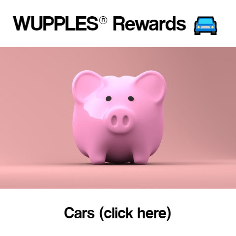 wupples rewards cars