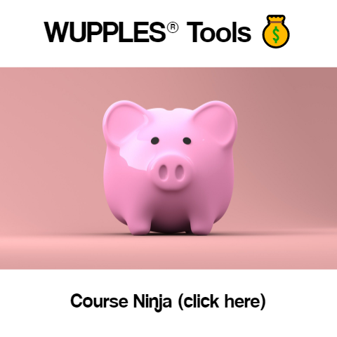 wupples tools course ninja